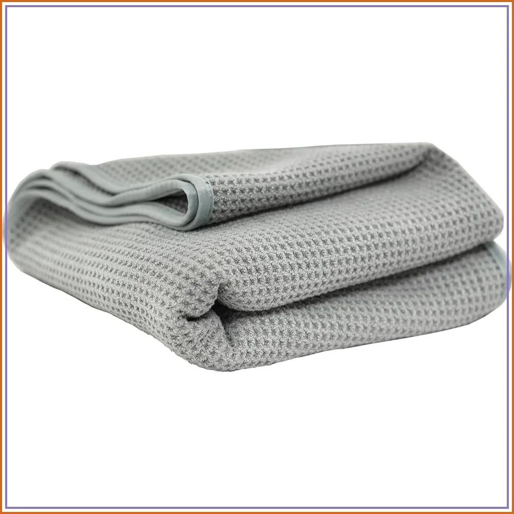 Waffle Weave Microfiber Drying Towel 25"x36" - Ultra Absorbent Scratch-Free Car Drying with Soft-Banded Edging
Waffle Weave Microfiber Drying Towel 25"x36" - Ultra Absorbent Scratch-Free Car Drying with Soft-Banded Edging