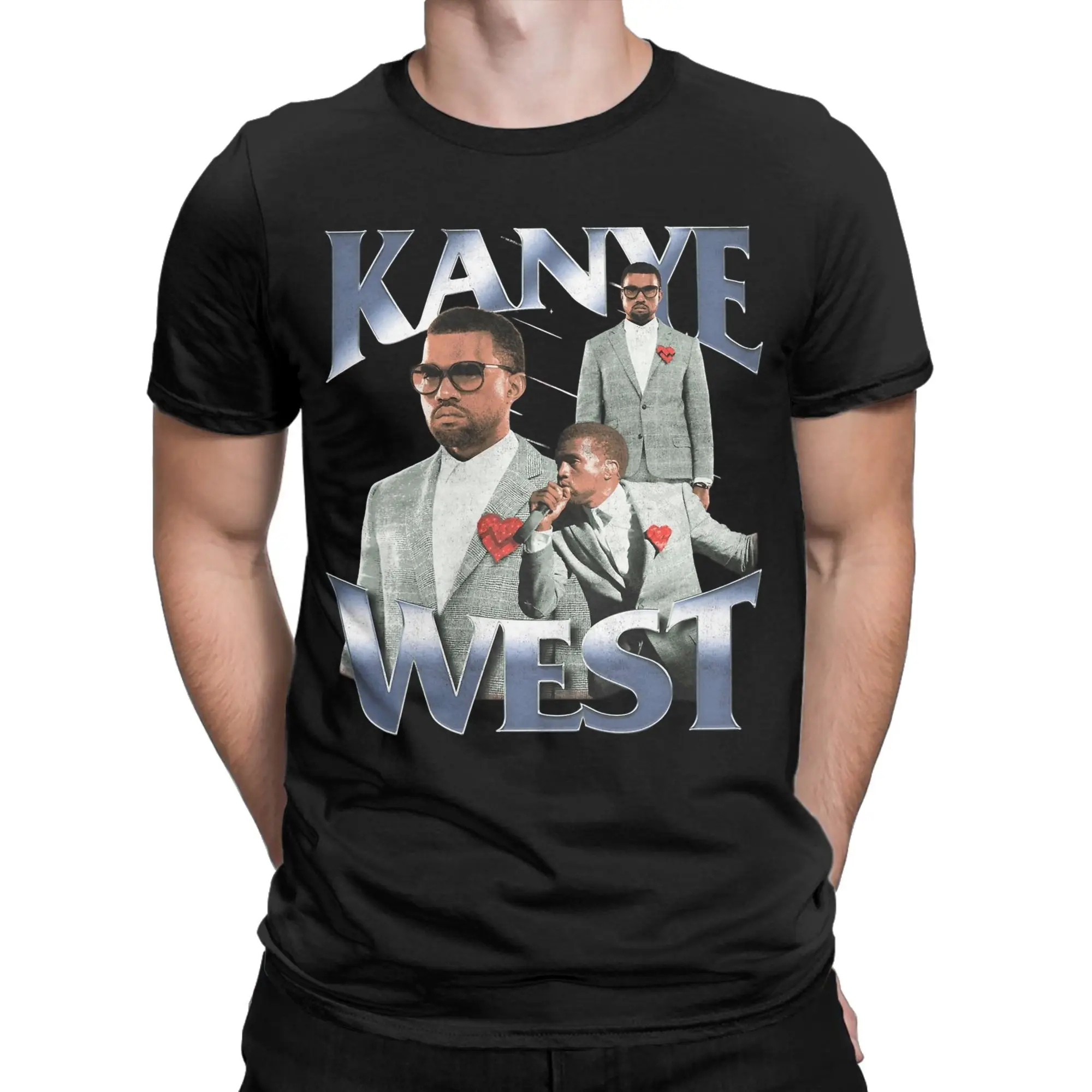 Мужская футболка Kanye West, хлопковая одежда, новинка, футболка с короткими рукавами и круглым вырезом, футболка 4XL 5XL
Мужская футболка Kanye West, хлопковая одежда, новинка, футболка с короткими рукавами и круглым вырезом, футболка 4XL 5XL