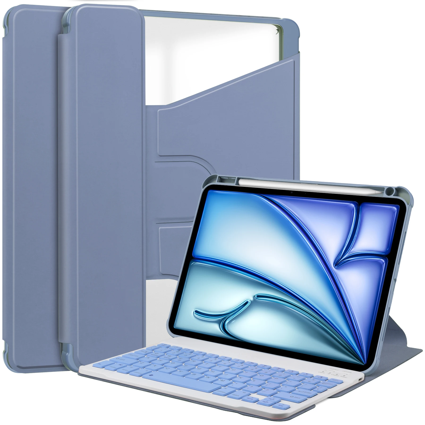 Tablets Case For Ipad Air 13 2025 2024 Tablet Transparent 360°rotary keyboard Leather Cover
Tablets Case For Ipad Air 13 2025 2024 Tablet Transparent 360°rotary keyboard Leather Cover