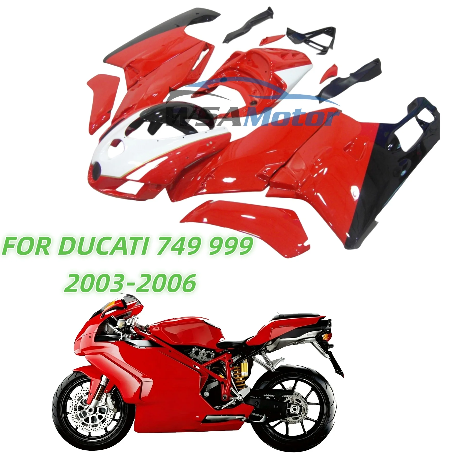 999 749 2003 2004 2005 2006 Body Panels Motorcycle Fairings For DUCATI 749 999 03-06 ABS Fairing Bodywork Kit Panel Set Fit
999 749 2003 2004 2005 2006 Body Panels Motorcycle Fairings For DUCATI 749 999 03-06 ABS Fairing Bodywork Kit Panel Set Fit