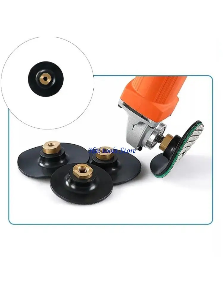 X37E 3Inch/4Inch Rubber Backing Pad Polishing Grinding Disc Holder For Angle Grinder
X37E 3Inch/4Inch Rubber Backing Pad Polishing Grinding Disc Holder For Angle Grinder