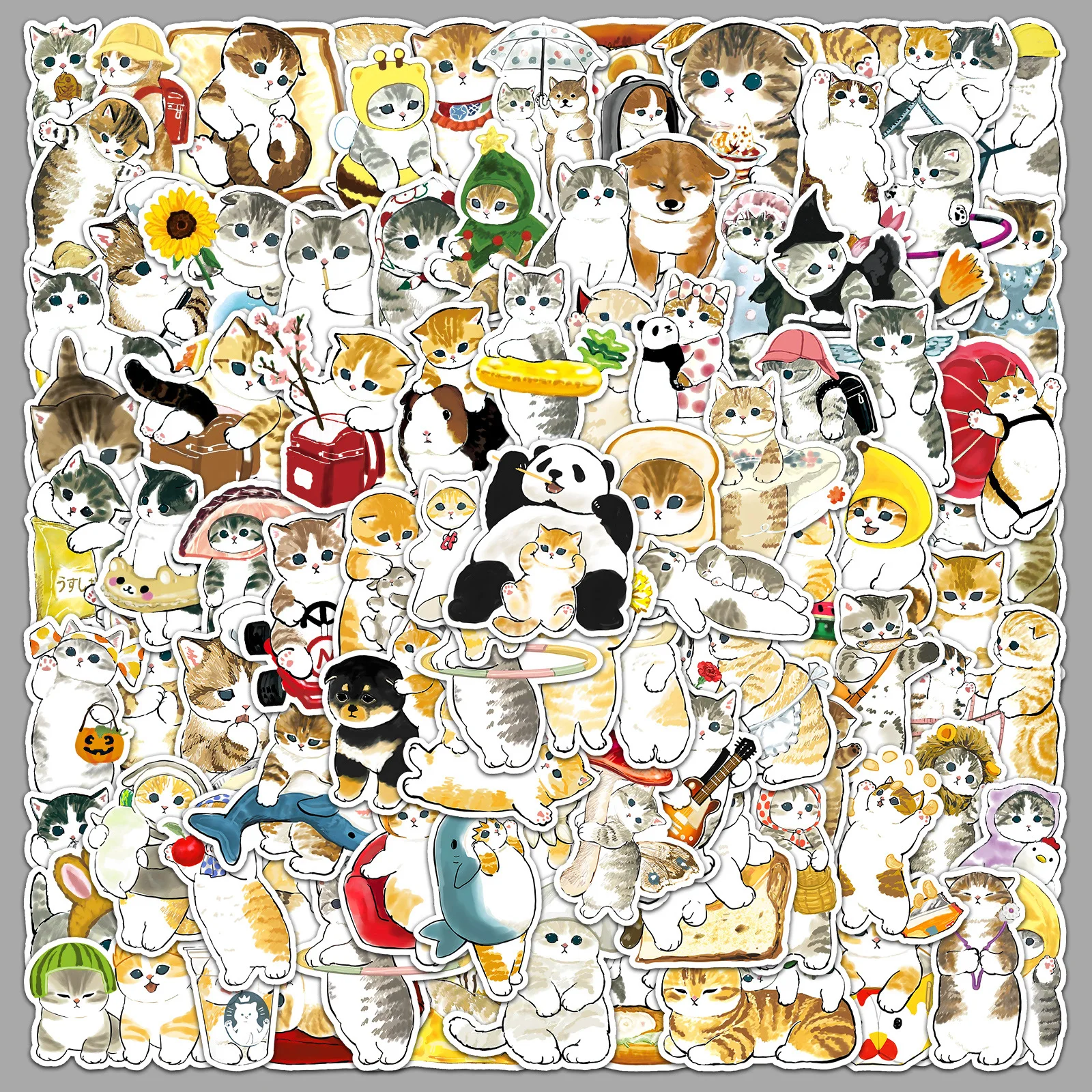10/50Pcs Animal Kitten Stickers Cute Funny Personalized Creative Children Toys Funny Graffiti Skateboard DIY Scrapbook Guitar
10/50Pcs Animal Kitten Stickers Cute Funny Personalized Creative Children Toys Funny Graffiti Skateboard DIY Scrapbook Guitar