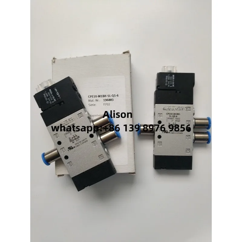 Solenoid Valve CPE10-M1BH-5L-M5 196881 196882 196883 196884 196885 196886 FESTO-Type
Solenoid Valve CPE10-M1BH-5L-M5 196881 196882 196883 196884 196885 196886 FESTO-Type