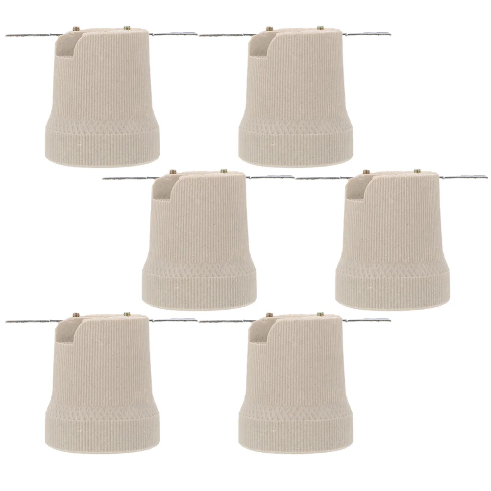 6 Pcs Chandelier E27 Ceramic Lamp Holder Universal Socket Candelabra Ceiling Bulbs
6 Pcs Chandelier E27 Ceramic Lamp Holder Universal Socket Candelabra Ceiling Bulbs