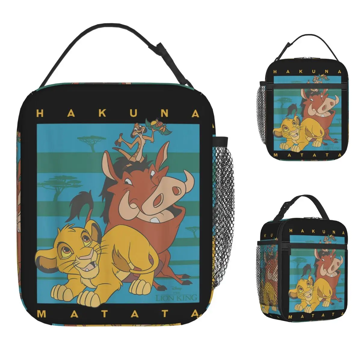 Изолированная сумка-холодильник The Lion King Многоразовая сумка-холодильник Контейнер для еды Hakuna Matata Squad Ретро Портативная сумка-тоут Ланч-бокс Открытый 
Изолированная сумка-холодильник The Lion King Многоразовая сумка-холодильник Контейнер для еды Hakuna Matata Squad Ретро Портативная сумка-тоут Ланч-бокс Открытый