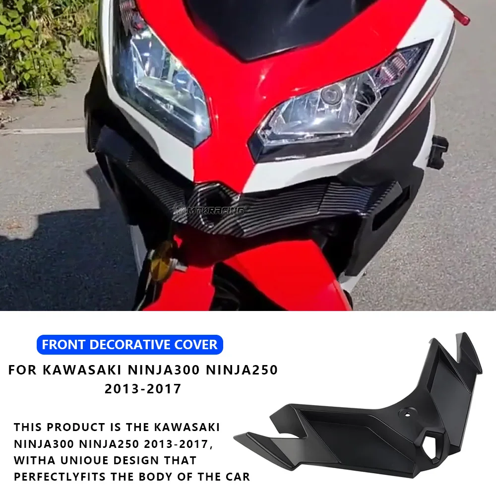 MTKRACING For KAWASAKI NINJA300 /NINJA250 2013-2017 Front Beak Fairing Aerodynamic Winglet Lower Cover Protection
MTKRACING For KAWASAKI NINJA300 /NINJA250 2013-2017 Front Beak Fairing Aerodynamic Winglet Lower Cover Protection