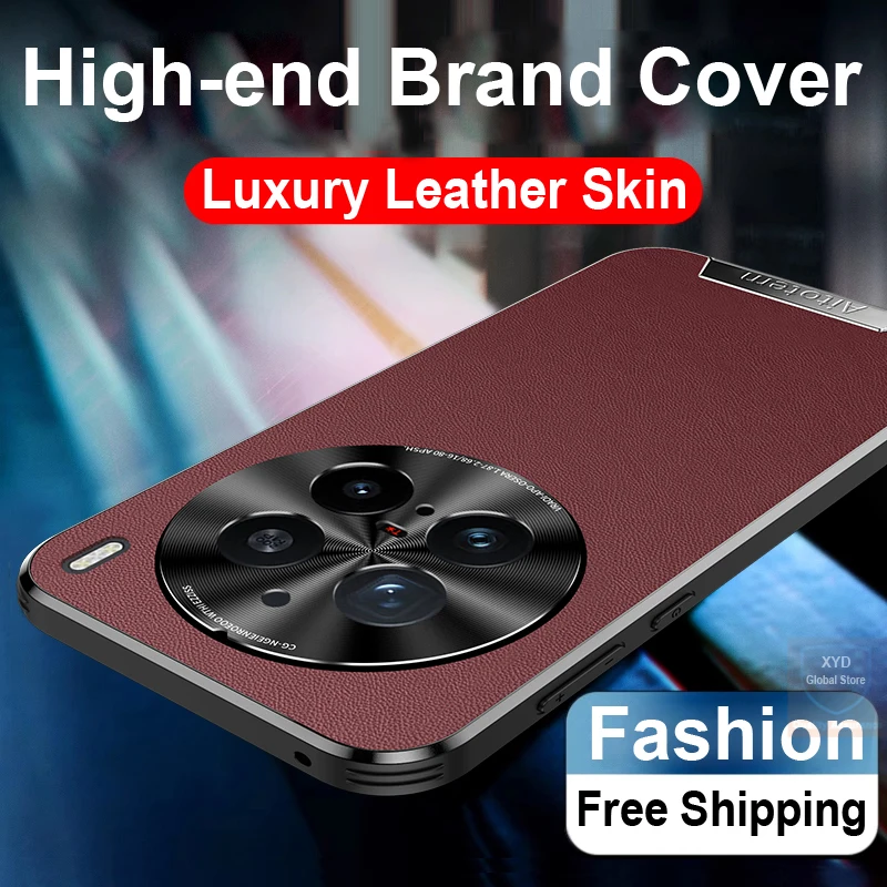 For Vivo X200 Pro Case Leather Skin Brand Phone Case For Vivo X200 Pro Cover Shell Bumper Bag High End Metal Lens
For Vivo X200 Pro Case Leather Skin Brand Phone Case For Vivo X200 Pro Cover Shell Bumper Bag High End Metal Lens