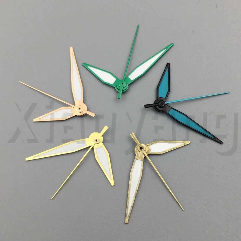 High Quality Bronze/Gold/Rose Gold/Green/Blue Watch Pointers With Green Luminous Fit NH35 PT5000 Automatic Movement Watch Parts
High Quality Bronze/Gold/Rose Gold/Green/Blue Watch Pointers With Green Luminous Fit NH35 PT5000 Automatic Movement Watch Parts