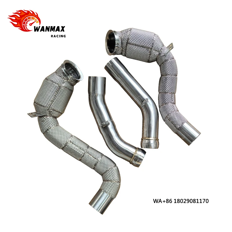 For E63 W213 4.0T Down Pipe Performance Exhaust Front Pipe Upade
For E63 W213 4.0T Down Pipe Performance Exhaust Front Pipe Upade