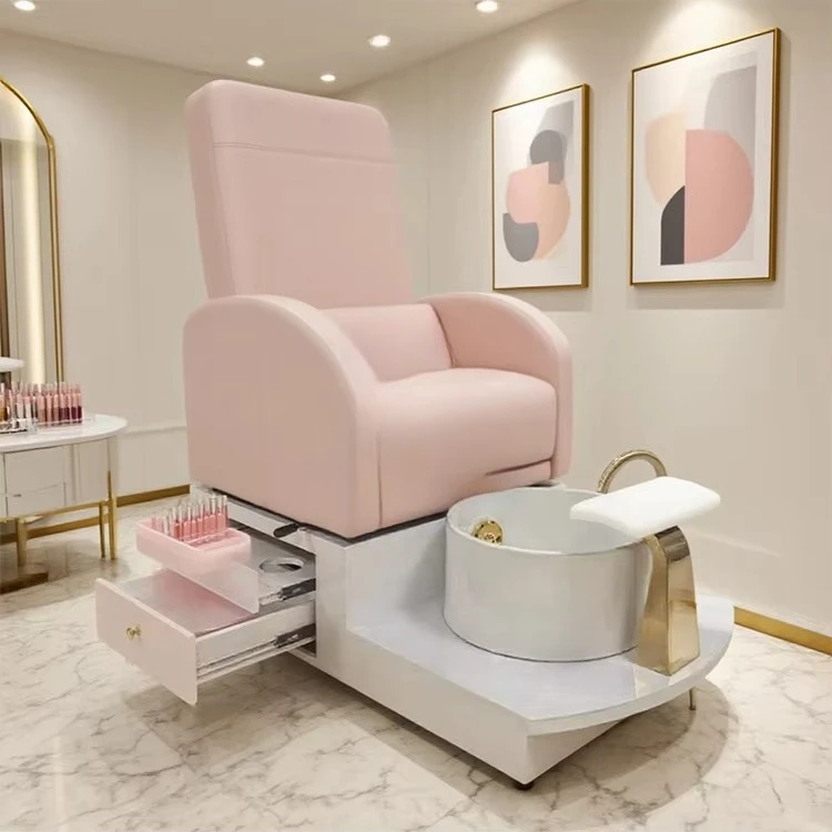 Factory Price Foot Spa Chair Comfortable Pedicure Spa Chair Manicure Pedicure Chair for Nail Salon
Factory Price Foot Spa Chair Comfortable Pedicure Spa Chair Manicure Pedicure Chair for Nail Salon
