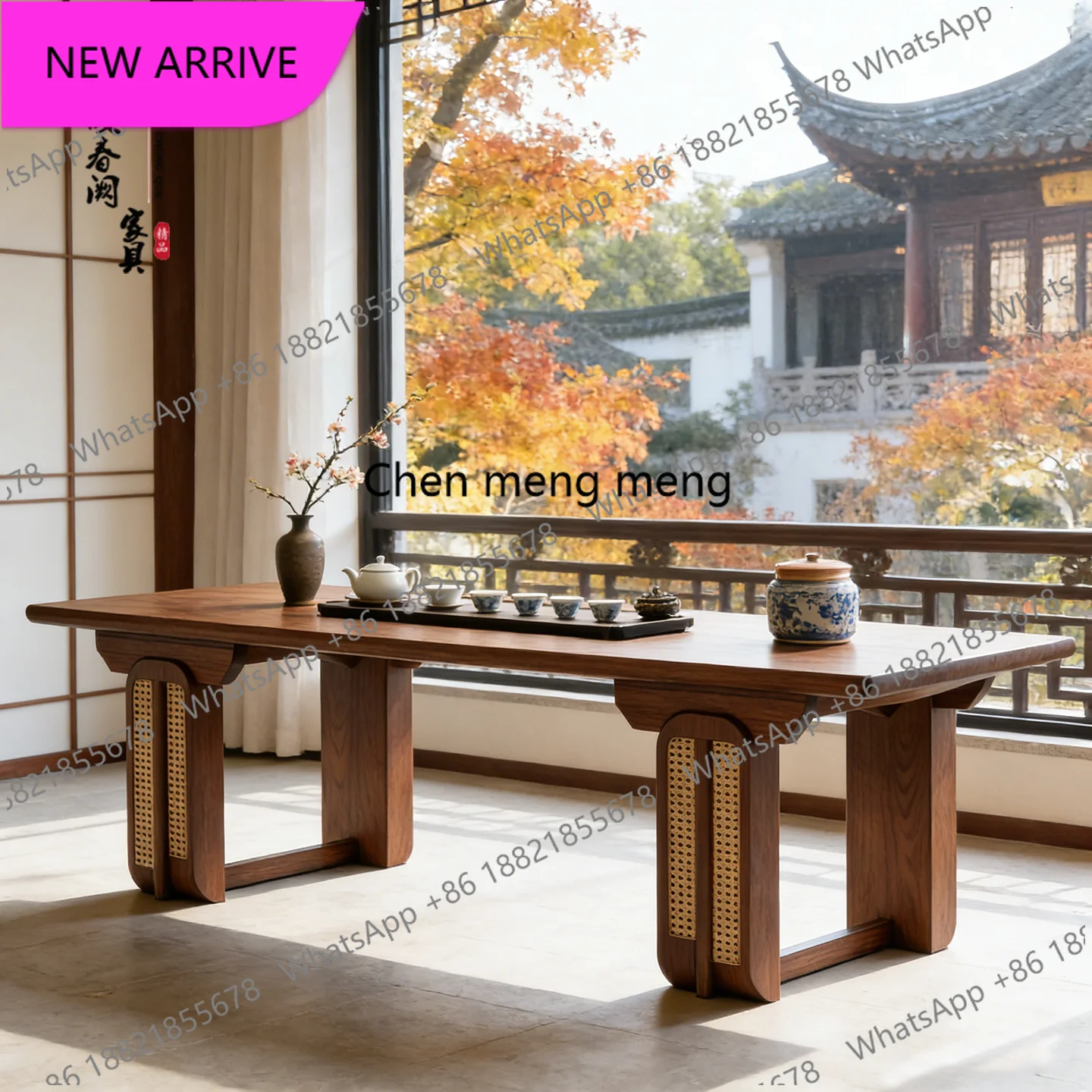 M132 New high-end tea table antique North American black walnut solid wood Kato braided tea table
M132 New high-end tea table antique North American black walnut solid wood Kato braided tea table