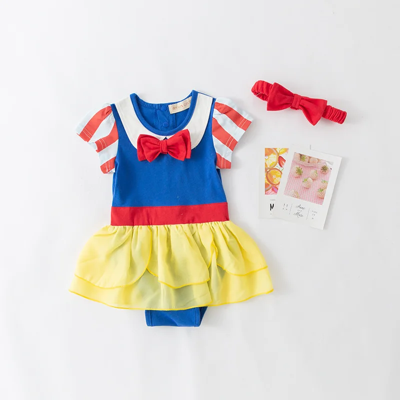 Summer Baby Girl Clothes Short Sleeve Cartoon Princess Romper + Headband Set Newborn Infant Cotton Bodysuit Toddler Outfit 0-24M
Summer Baby Girl Clothes Short Sleeve Cartoon Princess Romper + Headband Set Newborn Infant Cotton Bodysuit Toddler Outfit 0-24M