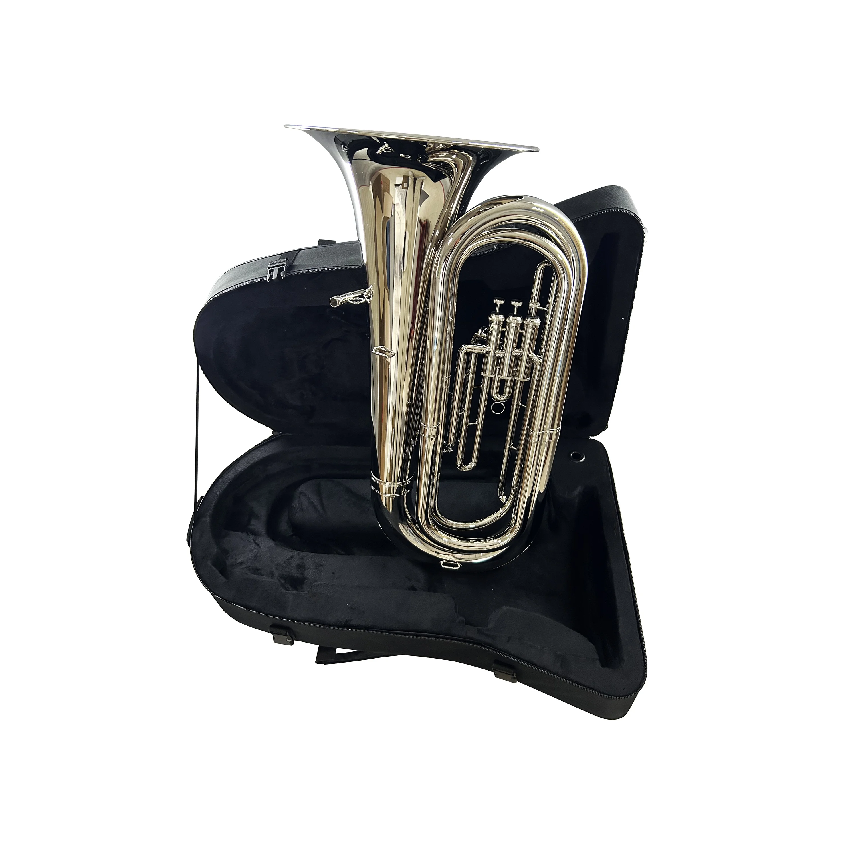 High Quality Bb Nickel Tuba 3 Pistons JYTU0737N Trumpet
High Quality Bb Nickel Tuba 3 Pistons JYTU0737N Trumpet