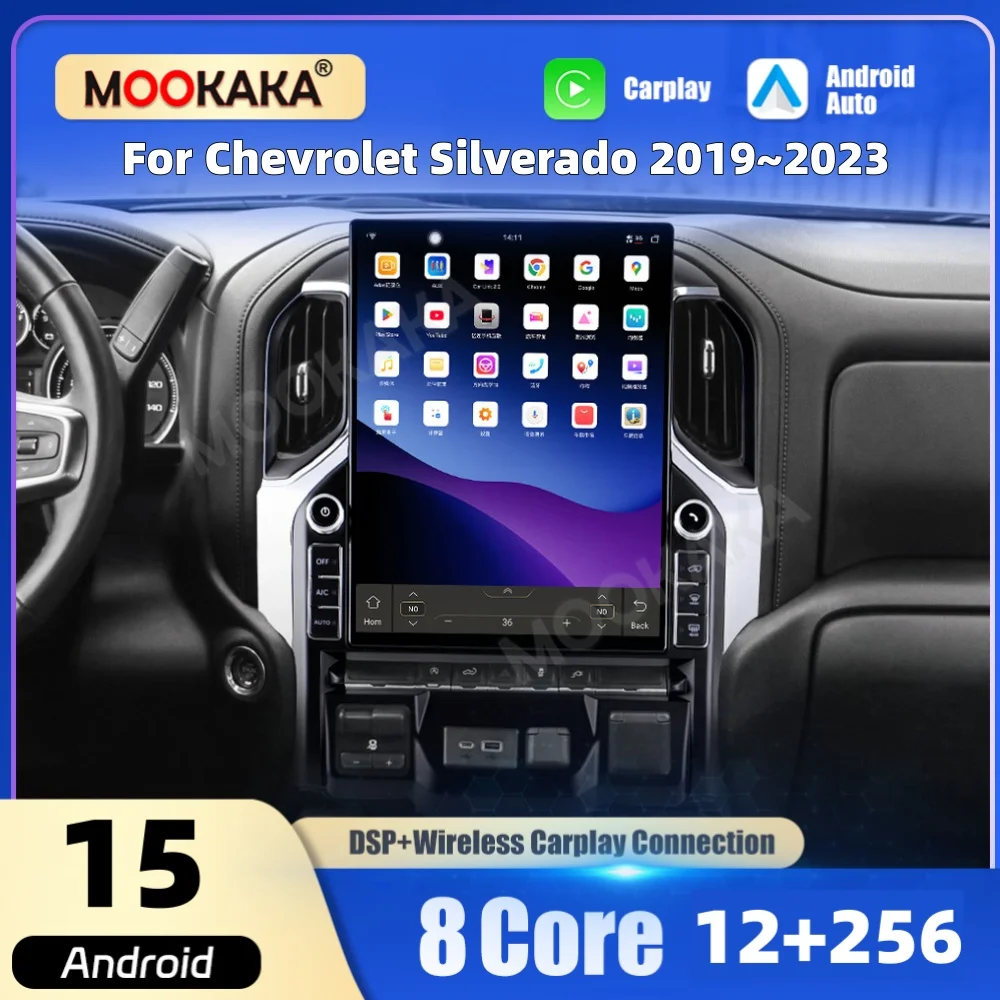 16.2" Car Multimedia Player Android For Chevrolet Silverado 2019~2023 Car Radio GPS Navigation CarPlay Auto DSP Head Unit
16.2" Car Multimedia Player Android For Chevrolet Silverado 2019~2023 Car Radio GPS Navigation CarPlay Auto DSP Head Unit