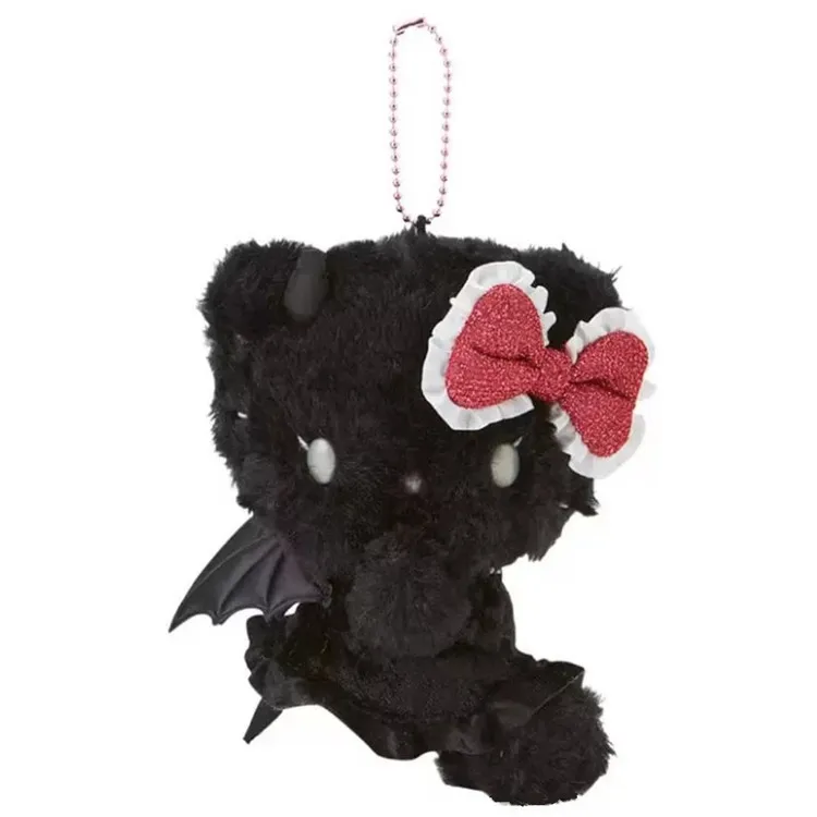Sanrio Hello Kitty Black Skin Devil Bat Plush Keychain Cute Soft Stuffed Doll Bag Pendant Kawaii Cartoon Charm Gift for Fans
Sanrio Hello Kitty Black Skin Devil Bat Plush Keychain Cute Soft Stuffed Doll Bag Pendant Kawaii Cartoon Charm Gift for Fans