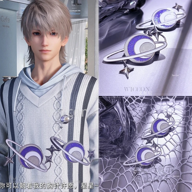 Xavier Metal Star Badge Brooch Anime Love and Deepspace Cosplay Y2K Cosplay Costume Accessories Props Female Halloween Gift
Xavier Metal Star Badge Brooch Anime Love and Deepspace Cosplay Y2K Cosplay Costume Accessories Props Female Halloween Gift