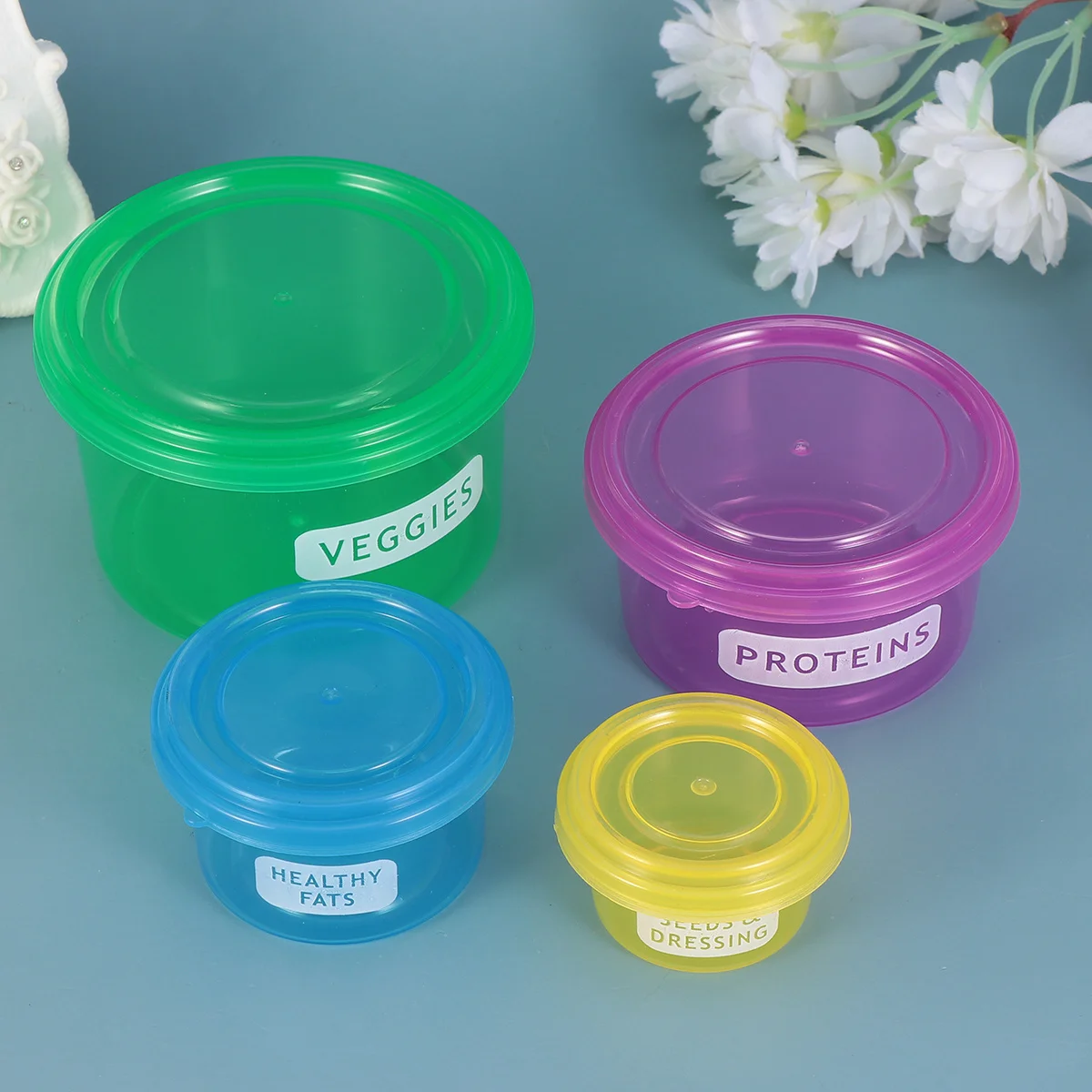 1 Set Food Control Portion Containers Fresh-Keeping Case Multifunctional Food Storage Box Lightweight Portable Below 300Ml
1 Set Food Control Portion Containers Fresh-Keeping Case Multifunctional Food Storage Box Lightweight Portable Below 300Ml