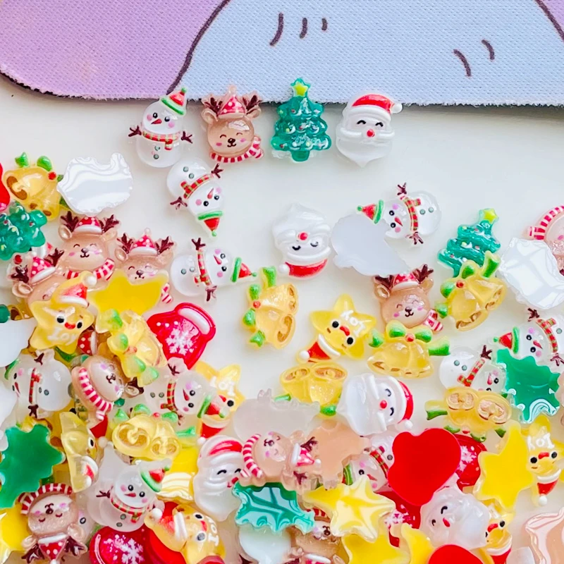 50 Pcs New Cute Cartoon Santa Claus, Elk, Snowman Resin Diy Jewelry Children Hairpin Gift Manicure Accessories B45
50 Pcs New Cute Cartoon Santa Claus, Elk, Snowman Resin Diy Jewelry Children Hairpin Gift Manicure Accessories B45