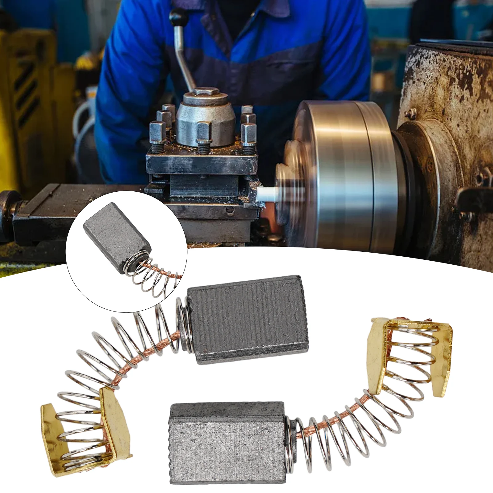 2PCS Carbon Brushes For Motor Angle Grinder 15mm X 8mm X 5mm Tool Durable And Practical Motor Carbon Brushes High Quality
2PCS Carbon Brushes For Motor Angle Grinder 15mm X 8mm X 5mm Tool Durable And Practical Motor Carbon Brushes High Quality