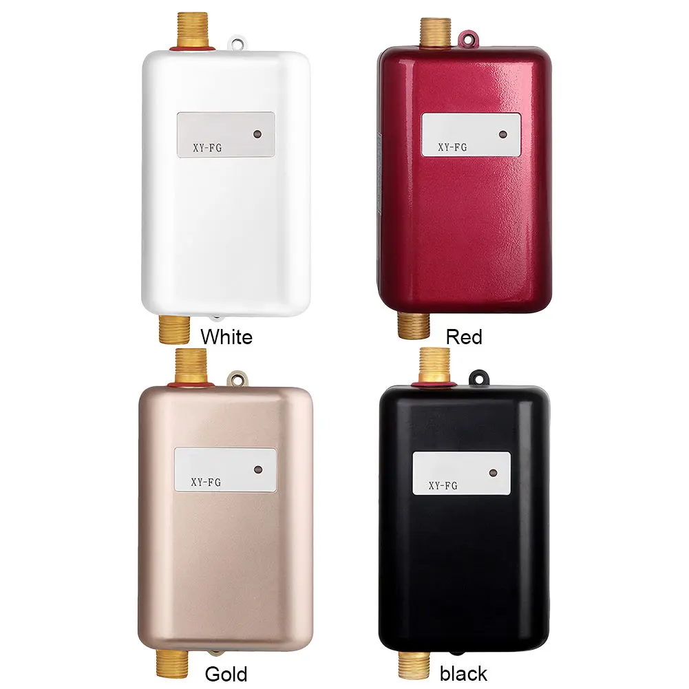 Electric Tankless Instant Water Heater 110V/220V Instantaneous 3800W IPX4 Waterproof 0.04Pa for Shower/Bathroom/Kitchen Washing
Electric Tankless Instant Water Heater 110V/220V Instantaneous 3800W IPX4 Waterproof 0.04Pa for Shower/Bathroom/Kitchen Washing