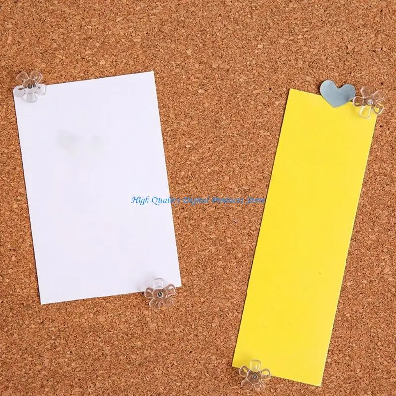 U2JE 100Pcs Clear Flower Head Pushpin Cork Notice Board Thumb Tacks for Office
U2JE 100Pcs Clear Flower Head Pushpin Cork Notice Board Thumb Tacks for Office