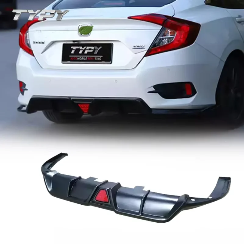Car Body Kit 3pcs Glossy Black Rear Diffuser Spoiler Lip W/LIGHT for Honda Civic 2016 2017 2018 2019 2020
Car Body Kit 3pcs Glossy Black Rear Diffuser Spoiler Lip W/LIGHT for Honda Civic 2016 2017 2018 2019 2020