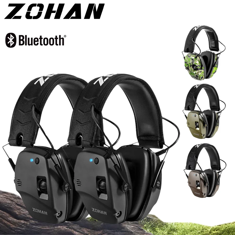 ZOHAN Bluetooth 5.4 Tactical Earmuffs Shooting Electroni Ear Protection Hunting Professional Noise Canceling Hearing Protection
ZOHAN Bluetooth 5.4 Tactical Earmuffs Shooting Electroni Ear Protection Hunting Professional Noise Canceling Hearing Protection