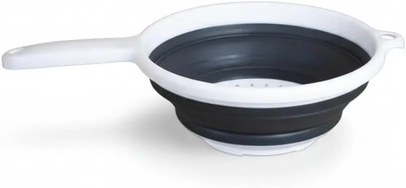 Collapsible Silicone Colander for Pasta and Veggies with Handle, 8-Inch Space Saving Kitchen Strainer
Collapsible Silicone Colander for Pasta and Veggies with Handle, 8-Inch Space Saving Kitchen Strainer