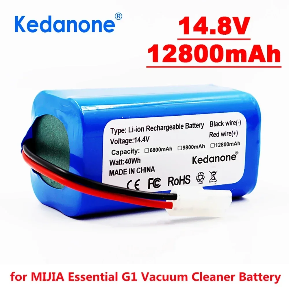 New 14.8V 2600mAh Li-ion Battery for Xiaomi G1 MI Robot Vacuum-Mop Essential MJSTG1 Robot Vacuum Cleaner 18650 Battery Pack
New 14.8V 2600mAh Li-ion Battery for Xiaomi G1 MI Robot Vacuum-Mop Essential MJSTG1 Robot Vacuum Cleaner 18650 Battery Pack