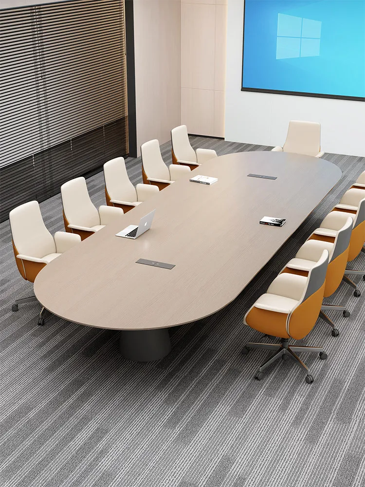 *Large Company High Sense Modern Simple Conference Table for Conference Room Training/Negotiation Rooms 16-Person Capacity MDF
*Large Company High Sense Modern Simple Conference Table for Conference Room Training/Negotiation Rooms 16-Person Capacity MDF