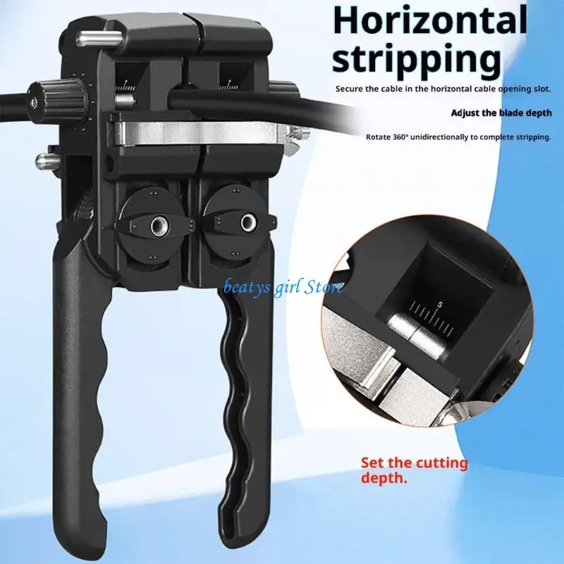 C7AB Fiber Optically Stripper Longitudinal Cable Slitter Cable Sheath Opening
C7AB Fiber Optically Stripper Longitudinal Cable Slitter Cable Sheath Opening