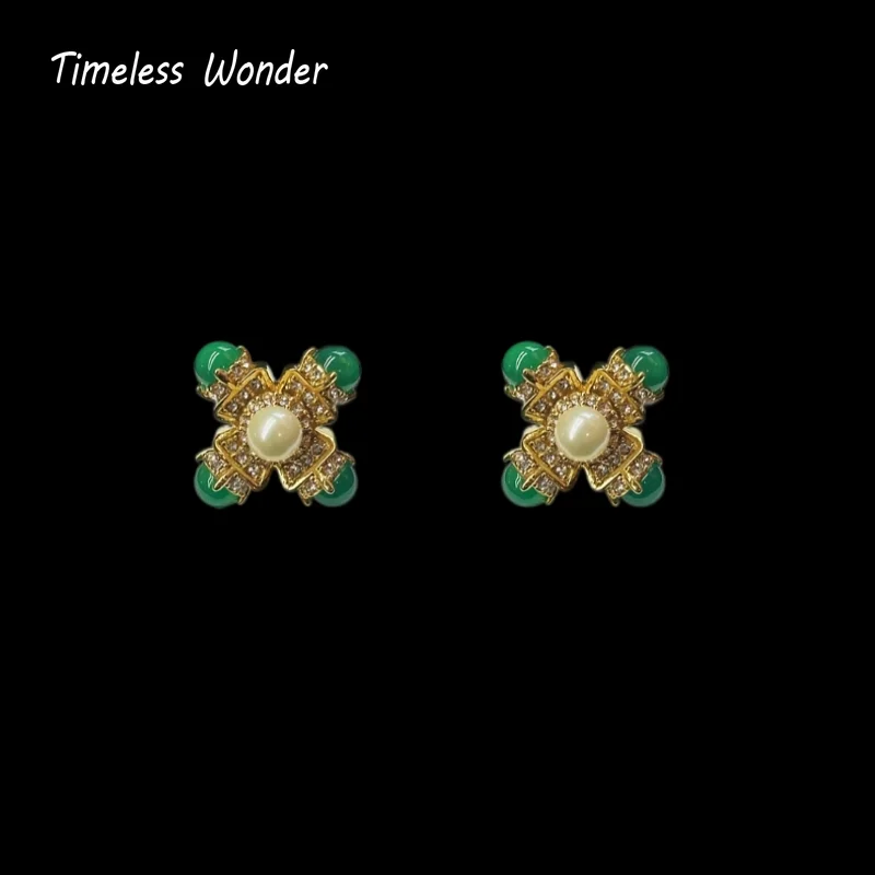 Timeless Wonder Crystal Zircon Geo Cross Stud Earrings Women Designer Jewelry Trendy Gift Top Classy Simple Neat 5133
Timeless Wonder Crystal Zircon Geo Cross Stud Earrings Women Designer Jewelry Trendy Gift Top Classy Simple Neat 5133