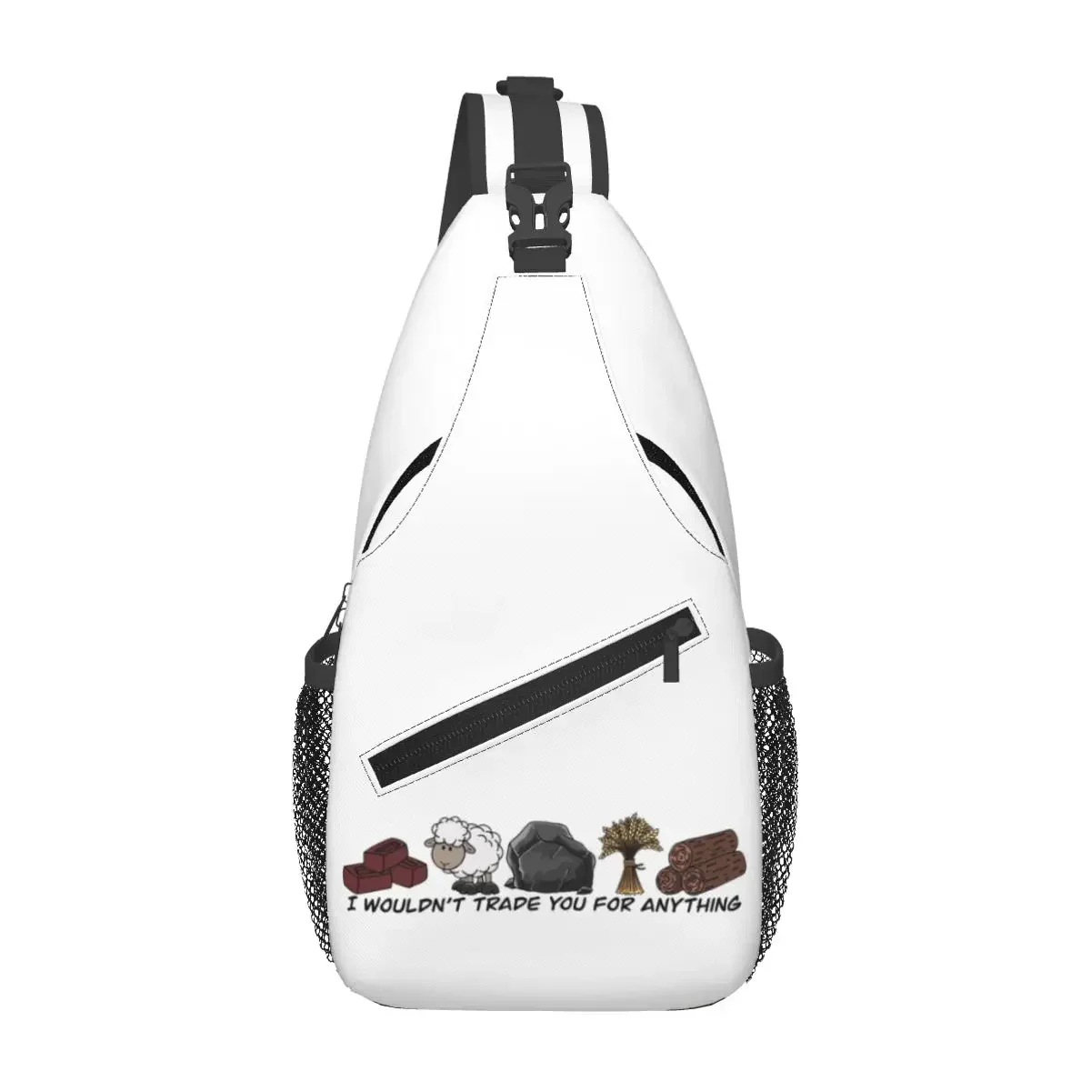 I Wouldn't Trade You For Anything - Catan Chest Bag Men Sling Crossbody Backpack Chest Bag Travel Hiking Daypack Shoulder Bag
I Wouldn't Trade You For Anything - Catan Chest Bag Men Sling Crossbody Backpack Chest Bag Travel Hiking Daypack Shoulder Bag
