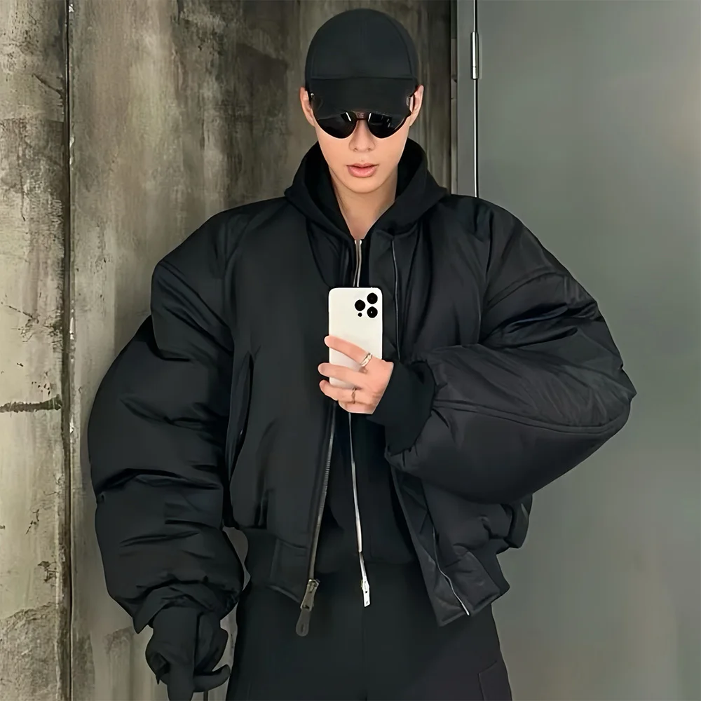 NIGO Мужская зимняя черная короткая куртка на молнии с карманами и длинным рукавом Ngvp # nigo6865
NIGO Мужская зимняя черная короткая куртка на молнии с карманами и длинным рукавом Ngvp # nigo6865