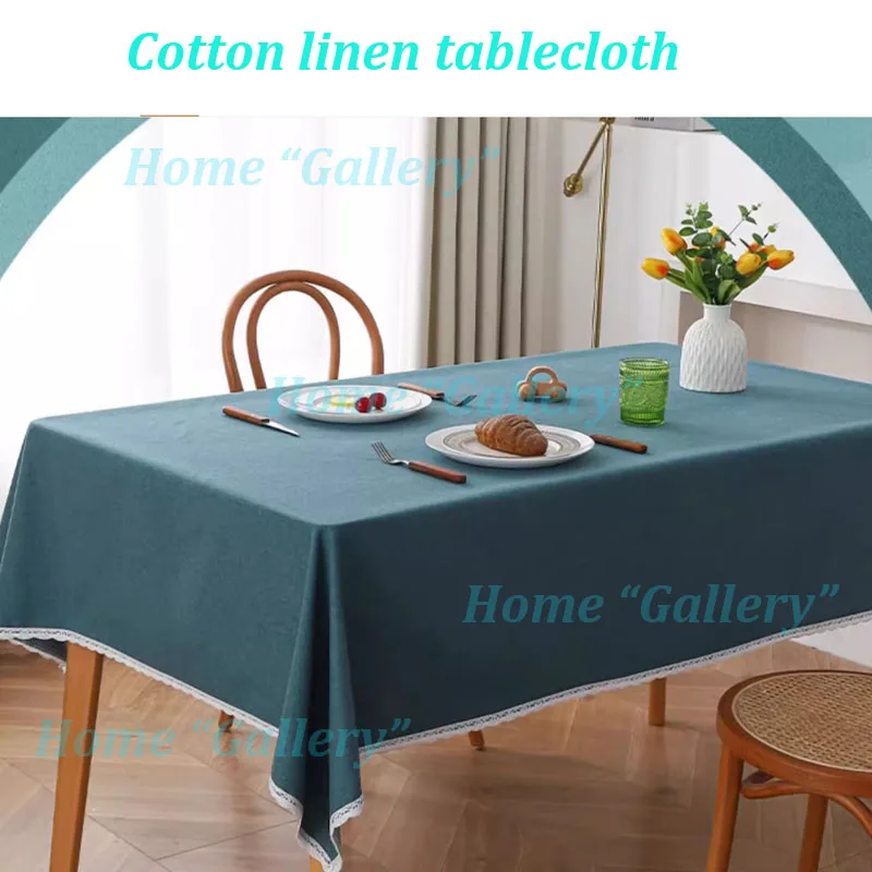 Cotton Linen Tablecloth Fabrics Lace Dining Table Coffee Table Waterproof Table Cloths for Kitchen Dining Oil Proof Wash Free
Cotton Linen Tablecloth Fabrics Lace Dining Table Coffee Table Waterproof Table Cloths for Kitchen Dining Oil Proof Wash Free