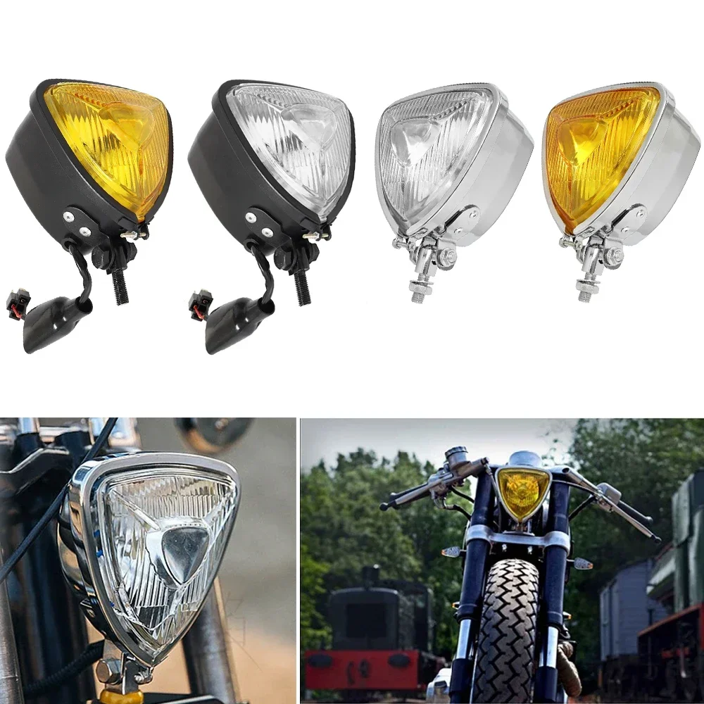 for Harley Honda Chopper Cruisers Bobber Custom Motorcycle Universal HeadLight Retro Triangle Headlamp
for Harley Honda Chopper Cruisers Bobber Custom Motorcycle Universal HeadLight Retro Triangle Headlamp