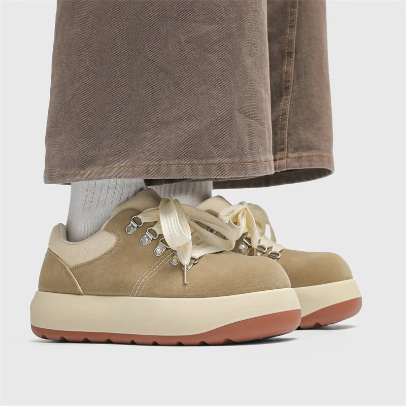 Fashion Platform Bread Shoes for Men Trend Men's Sneakers and Casual Shoes Soft Sole Comfort Running Man's Shoes Tenis Masculino
Fashion Platform Bread Shoes for Men Trend Men's Sneakers and Casual Shoes Soft Sole Comfort Running Man's Shoes Tenis Masculino