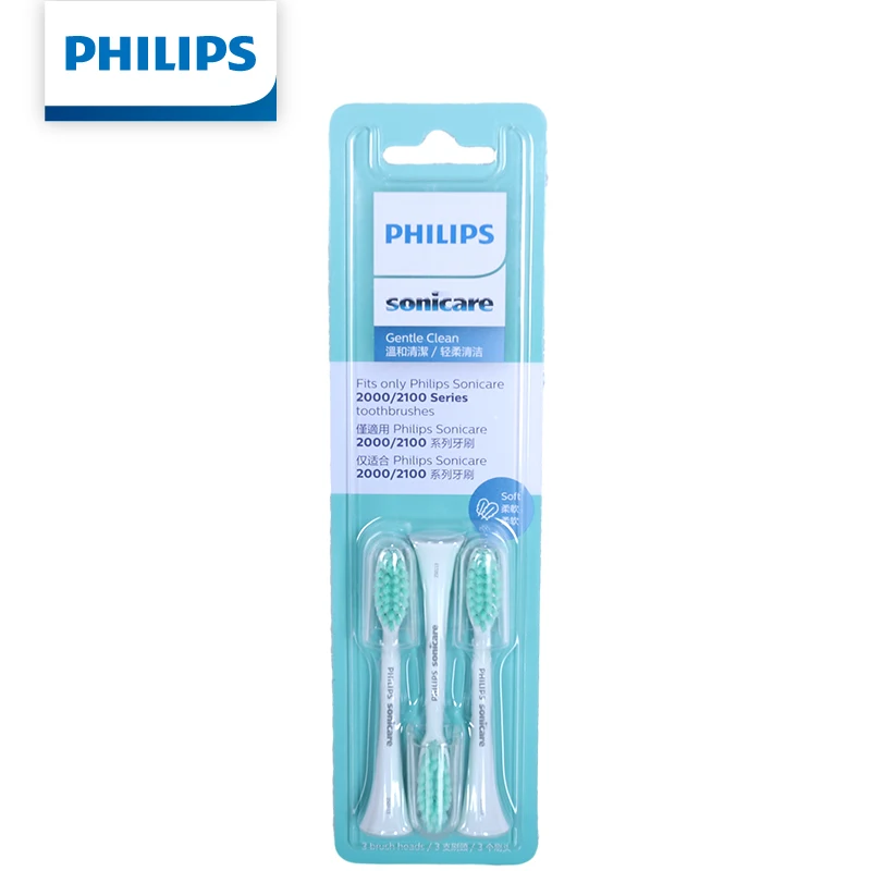 Philips Sonicare HX2023/02 Replacement Toothbrush Heads 3 pcs Gentle Clean Soft Bristles 7X Plaque Removal for 2100 Series
Philips Sonicare HX2023/02 Replacement Toothbrush Heads 3 pcs Gentle Clean Soft Bristles 7X Plaque Removal for 2100 Series
