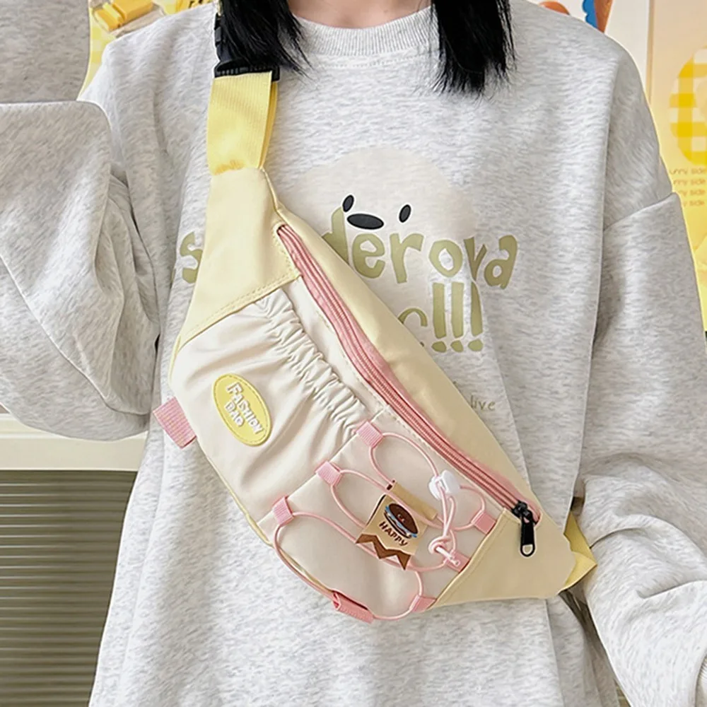 Casual Girly Crossbody Chest Bag Japanese Style Waterproof Running Waist Bag Streetwear Color Contrast Phone Pouch Students
Casual Girly Crossbody Chest Bag Japanese Style Waterproof Running Waist Bag Streetwear Color Contrast Phone Pouch Students