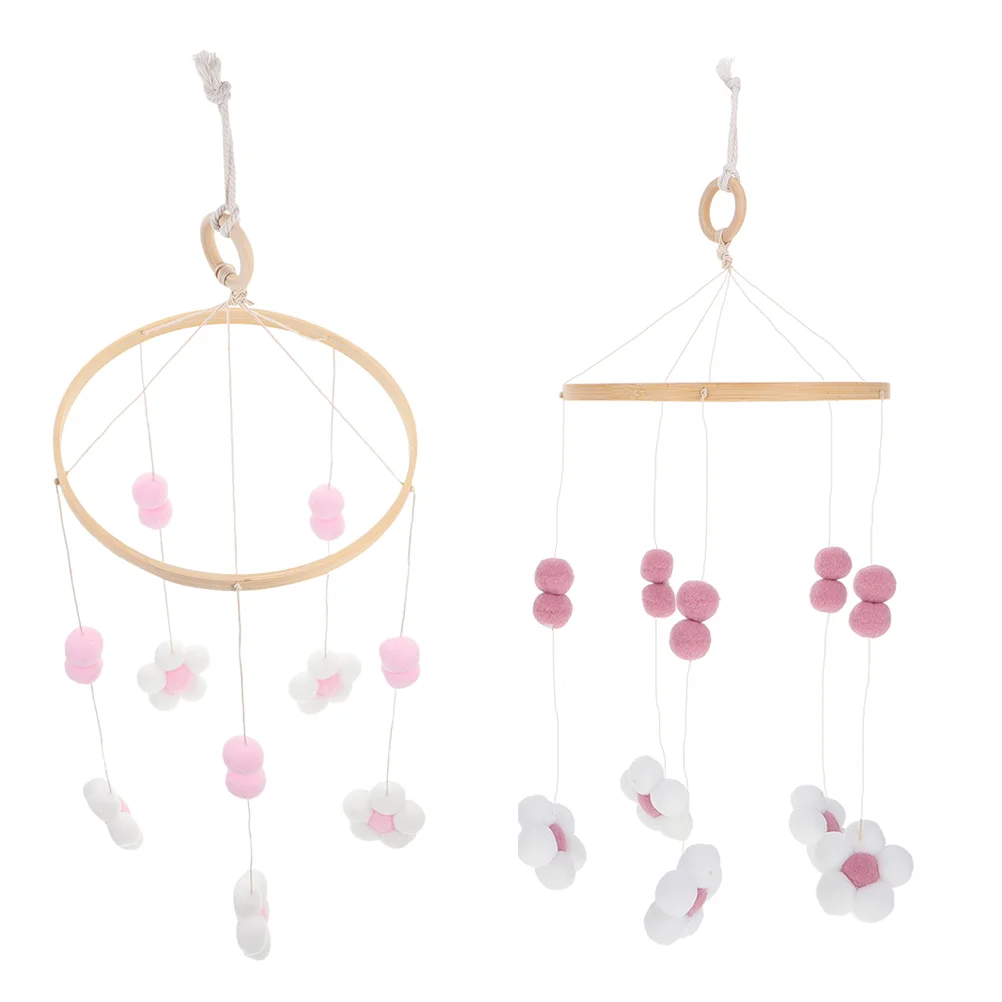 Baby Room Decoration 2 Pcs Nordic Pompom Flower Wind Chime Crib Mobile Toys Warm Fairy Tale Atmosphere Tactile Development
Baby Room Decoration 2 Pcs Nordic Pompom Flower Wind Chime Crib Mobile Toys Warm Fairy Tale Atmosphere Tactile Development