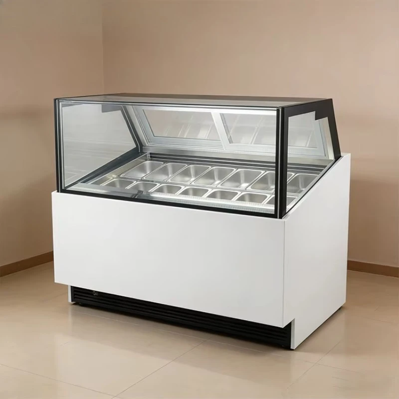 Коммерческое холодильное оборудование для супермаркетов: однотемпературный витринный шкаф для мороженого с воздушным охлаждением
Коммерческое холодильное оборудование для супермаркетов: однотемпературный витринный шкаф для мороженого с воздушным охлаждением