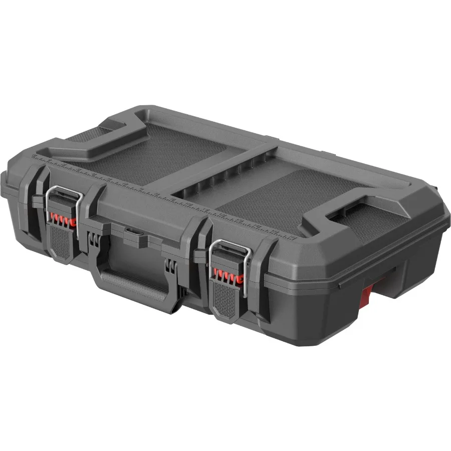 Hyper Stack Top Tool Box Organizer for Workshop and Garage Use, Black with Heavy-Duty Compartments and Non-Slip Base
Hyper Stack Top Tool Box Organizer for Workshop and Garage Use, Black with Heavy-Duty Compartments and Non-Slip Base