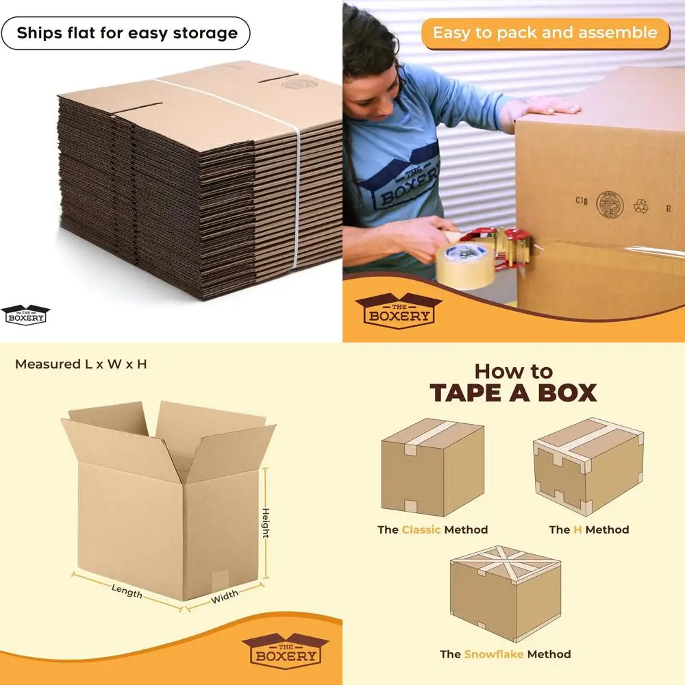 22x22x8 Inches Brown Corrugated Cardboard Boxes, 25-Pack - Strong, Eco-Friendly, Recyclable for Shipping, Packing, Storage
22x22x8 Inches Brown Corrugated Cardboard Boxes, 25-Pack - Strong, Eco-Friendly, Recyclable for Shipping, Packing, Storage