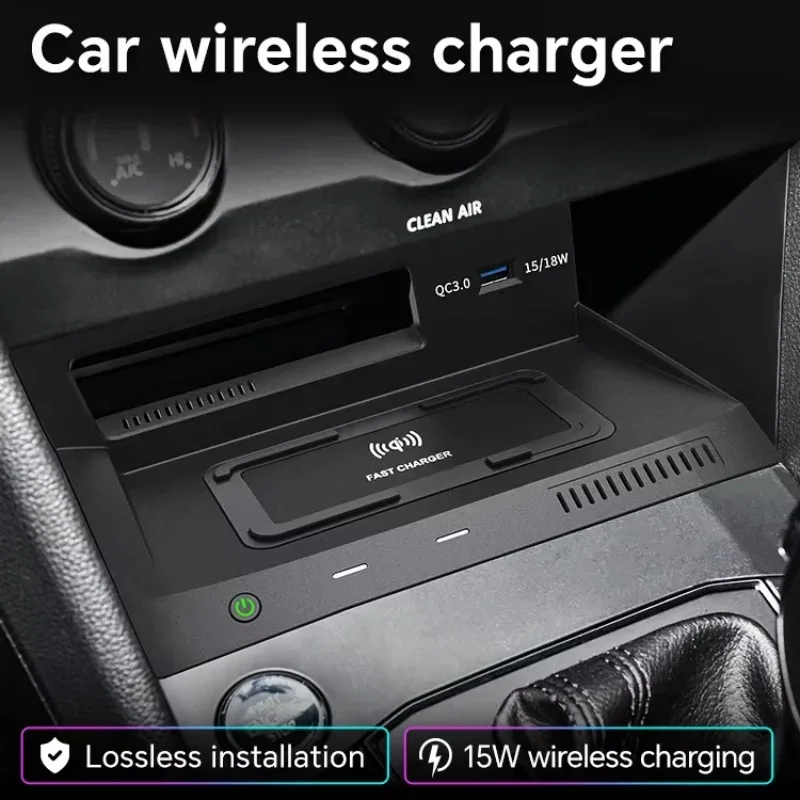 Car Center Console Phone Charger for Volkswagen Tiguan L/X 22-24 17-21 Fast Wireless Charging Pad Phone Holder Car Accesorios
Car Center Console Phone Charger for Volkswagen Tiguan L/X 22-24 17-21 Fast Wireless Charging Pad Phone Holder Car Accesorios