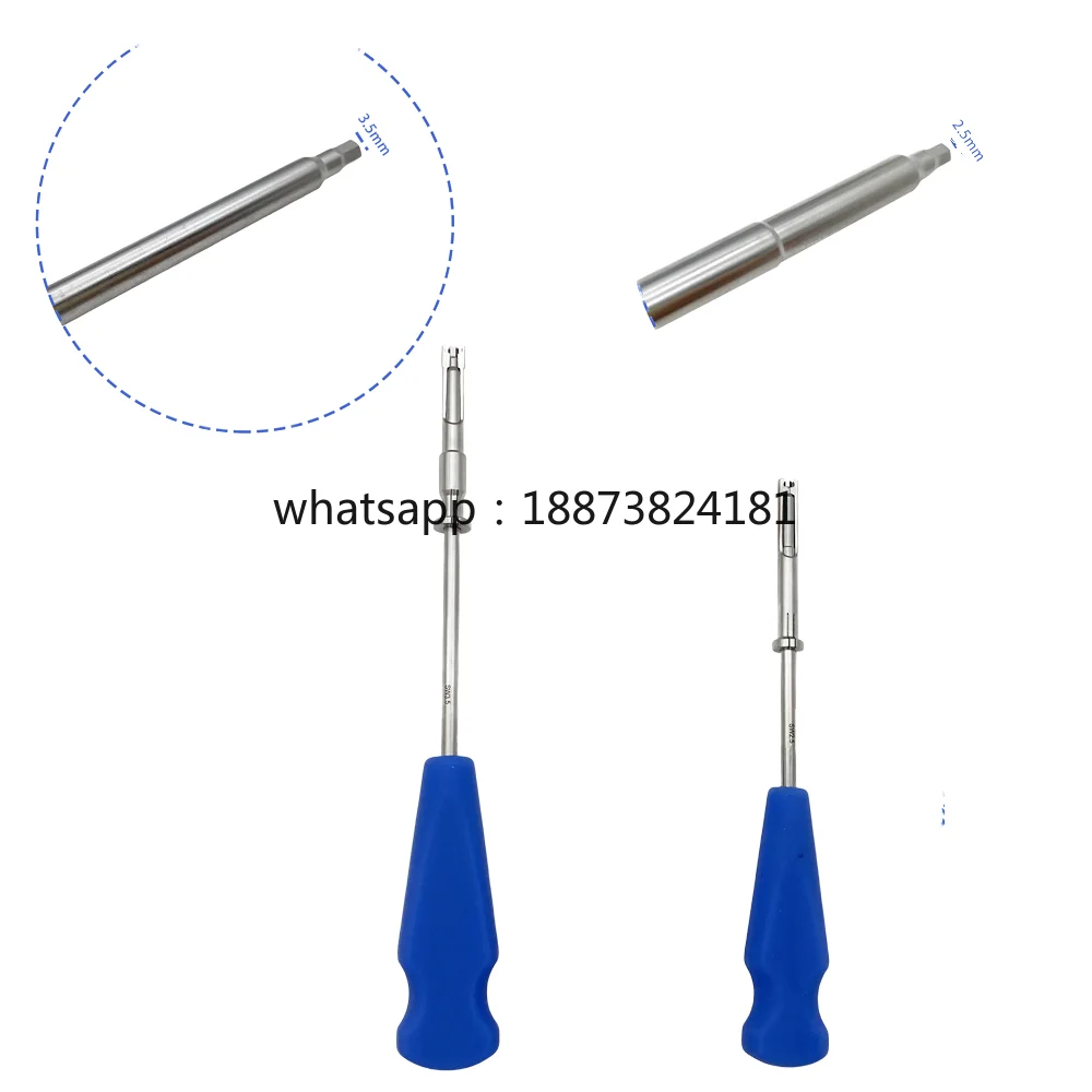 Hex-head Steel Manual Screwdriver with Holding Sleeve for Veterinary Use and Pet Medical fast shipping
Hex-head Steel Manual Screwdriver with Holding Sleeve for Veterinary Use and Pet Medical fast shipping