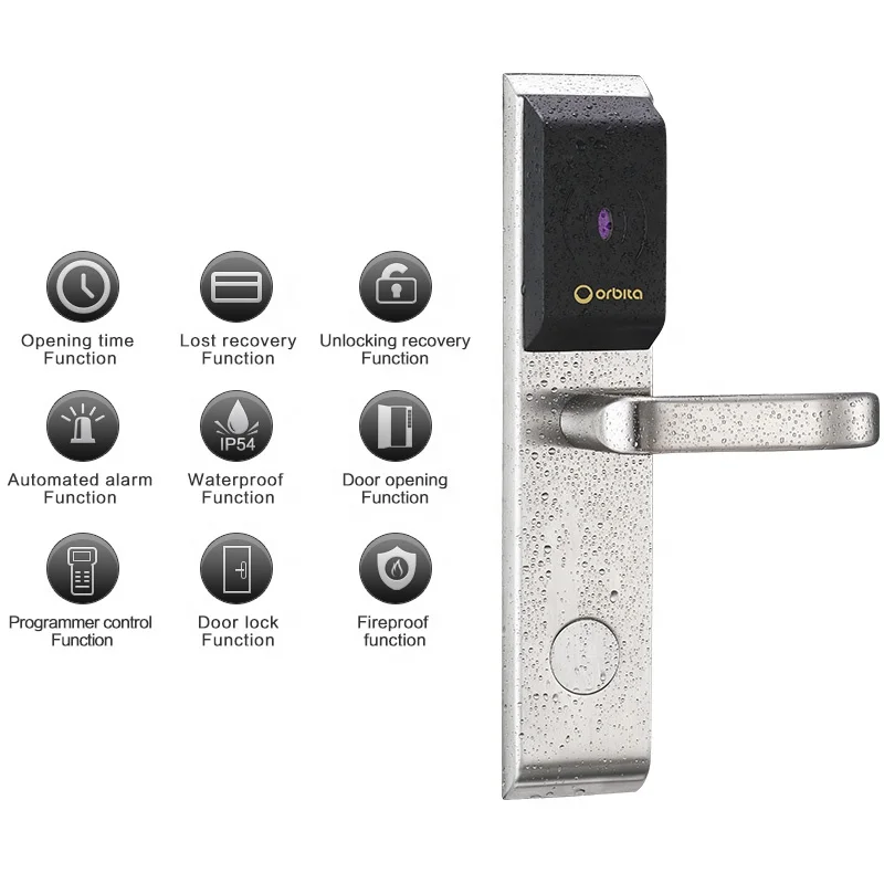 Hot 304 Stainless Steel High Quality Key Card Read Rfid Electronic Hotel Lock With Master Key Software Manage System
Hot 304 Stainless Steel High Quality Key Card Read Rfid Electronic Hotel Lock With Master Key Software Manage System