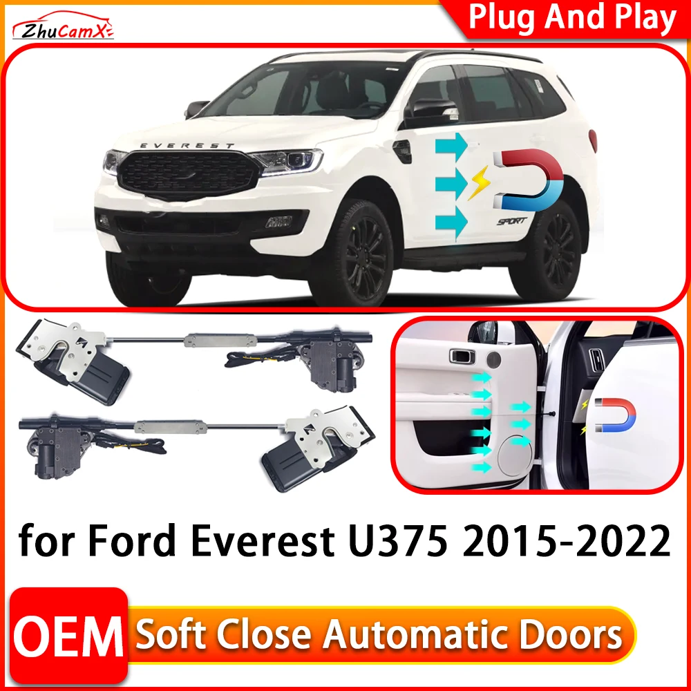 ZhuCamX for Ford Everest U375 2015-2022 Car Automatic Electric Soft Close Door Closer Power Closing Door Comfort Closing System
ZhuCamX for Ford Everest U375 2015-2022 Car Automatic Electric Soft Close Door Closer Power Closing Door Comfort Closing System