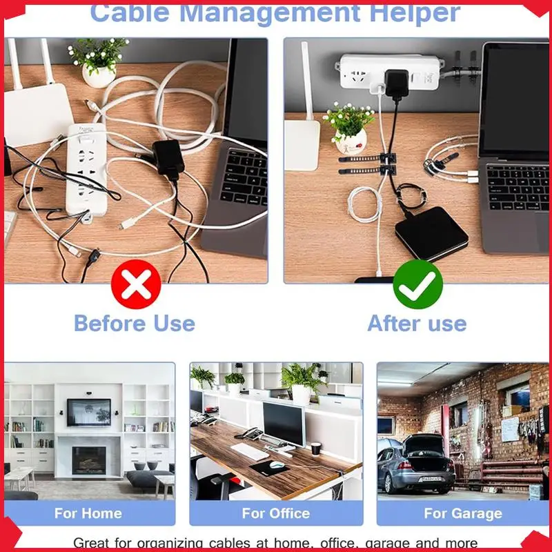 B17B 100PCS Adjustable Adhesive Cable Ties Cable Clips, Self-Adhesive Nylon Cable Straps, Adhesive Cable Management Clips
B17B 100PCS Adjustable Adhesive Cable Ties Cable Clips, Self-Adhesive Nylon Cable Straps, Adhesive Cable Management Clips