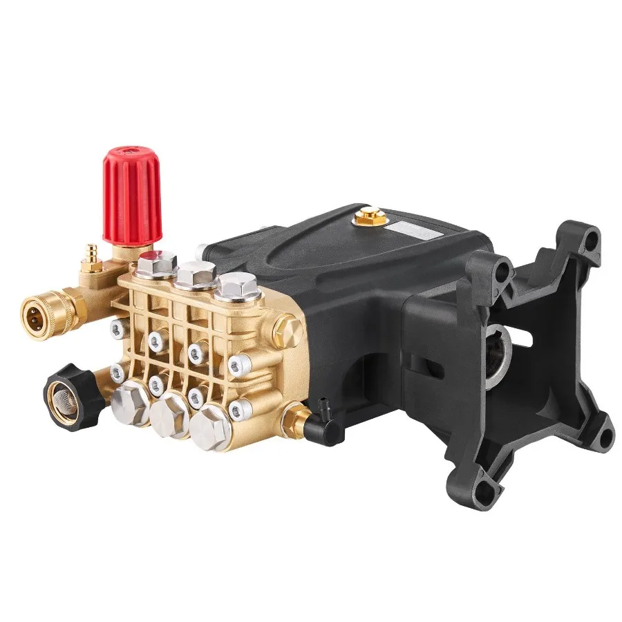 Pressure Washer Pump 1 Shaft Horizontal Triplex Plunger 4000 PSI 4.0GPM Replacement Kit with 5 Nozzles Santoprene Compatible wi
Pressure Washer Pump 1 Shaft Horizontal Triplex Plunger 4000 PSI 4.0GPM Replacement Kit with 5 Nozzles Santoprene Compatible wi