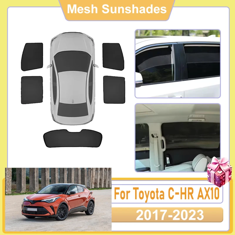 For Toyota CHR AX10 Accessories C-HR C HR MK1 2017-2023 Car Window SunShade Mesh Cover light Shield Net Parasol Sun Shade Baffle
For Toyota CHR AX10 Accessories C-HR C HR MK1 2017-2023 Car Window SunShade Mesh Cover light Shield Net Parasol Sun Shade Baffle
